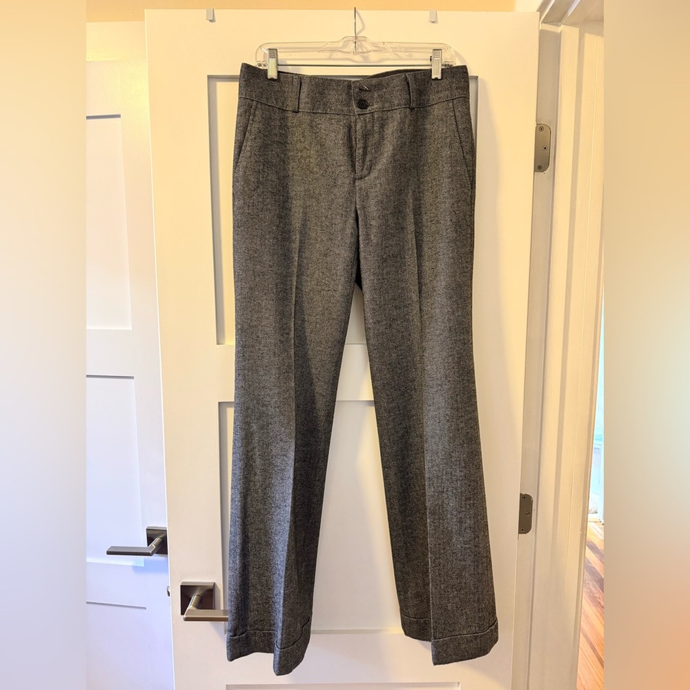 BLACK FRIDAY SALE! Banana Republic Charcoal Gray and White Pants